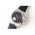 Overseas Chrono Ref.5500V SS Blue&Black&White Dials Rubber Strap 8F A5200