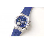 Overseas Chrono Ref.5500V SS Blue&Black&White Dials Rubber Strap 8F A5200