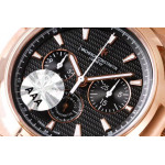 Overseas Chrono Ref.5500V RG Case Black&White Dials Rubber Strap 8F A5200