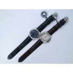 Fiftysix SS 40mm ZF 1:1 Best Edition Blue&Silver Dials Black Leather Strap A1326