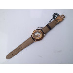 Fiftysix RG 40mm 1:1 Best Edition Brown Dial Brown Leather Strap A1326 ZF